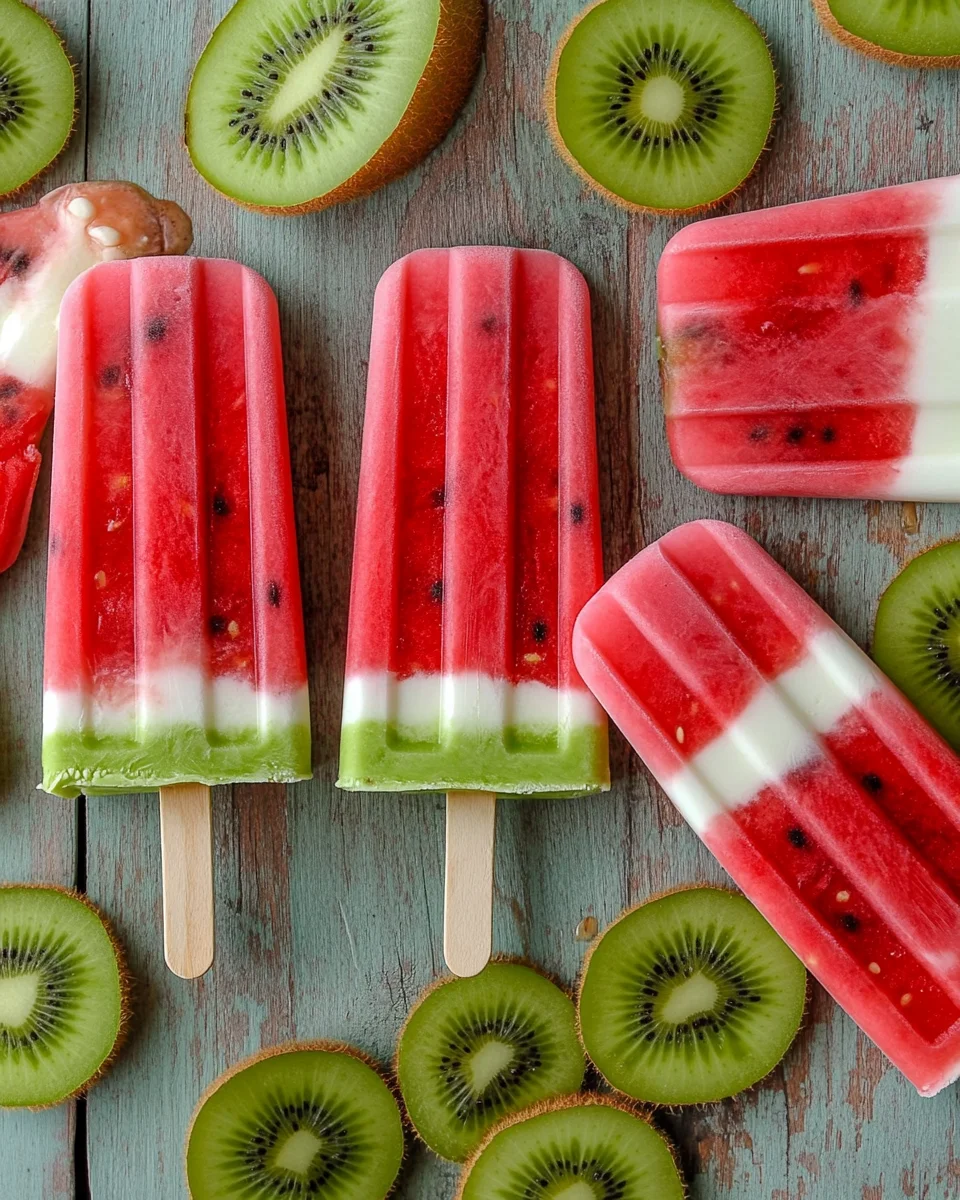 Watermelon Popsicles