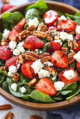 15-Minute Strawberry Spinach Salad