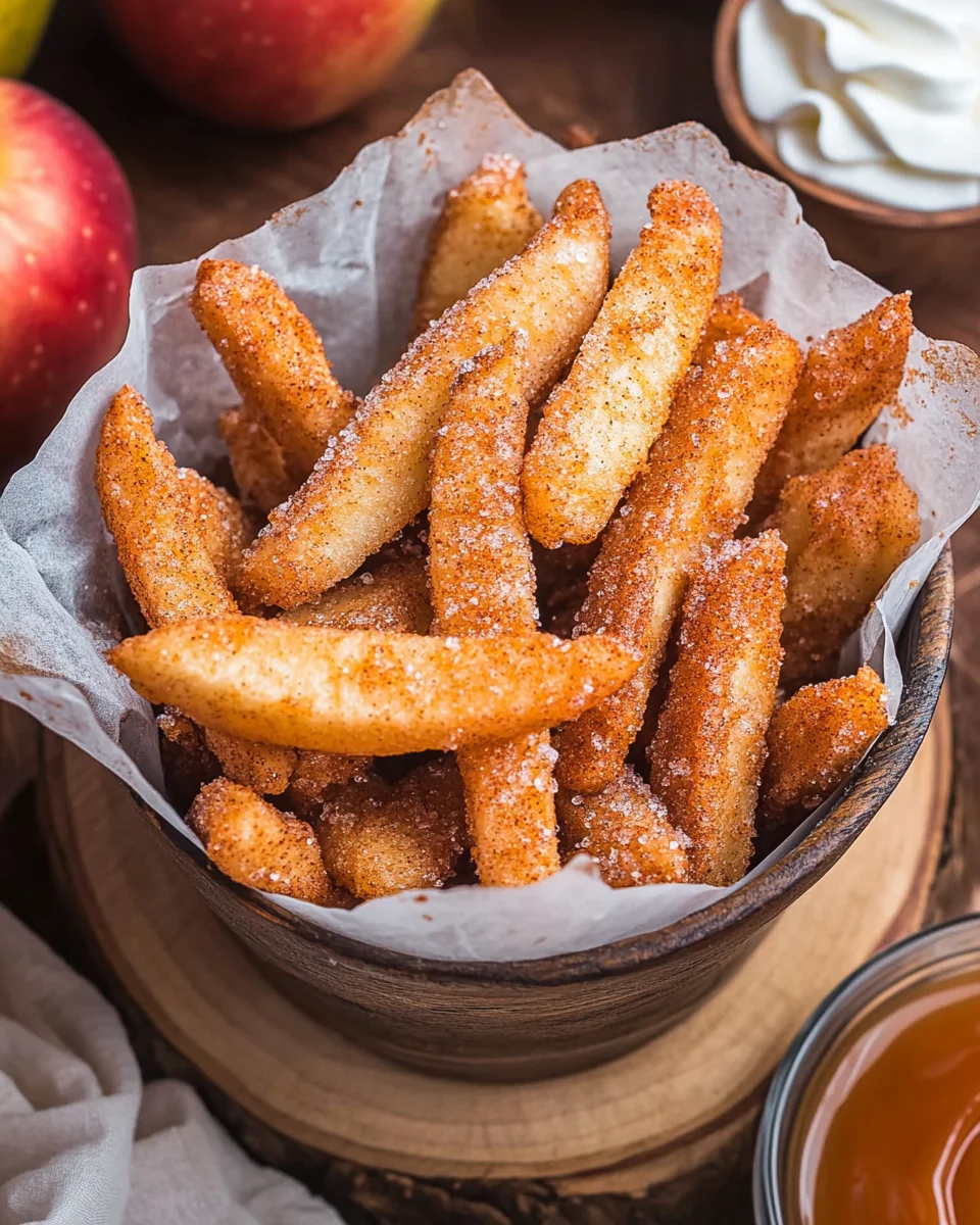 Air Fryer Apple Fries