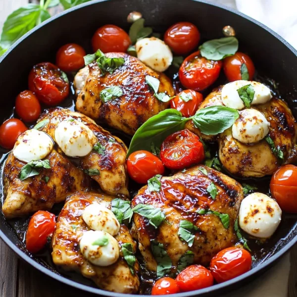 Balsamic Glazed One Pan Chicken