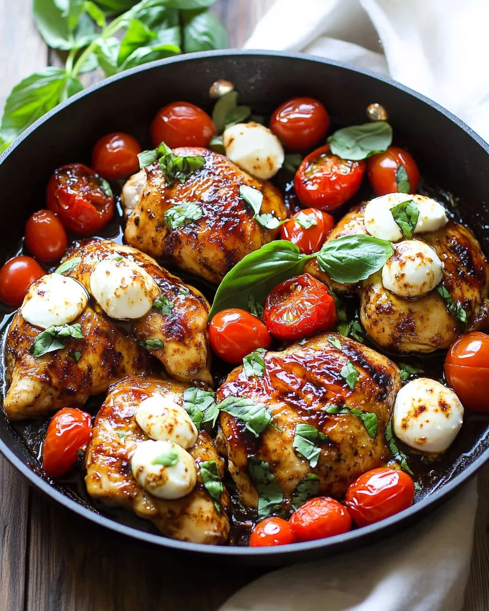 Balsamic Glazed One Pan Chicken
