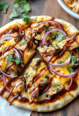 BBQ Chicken Naan Pizzas