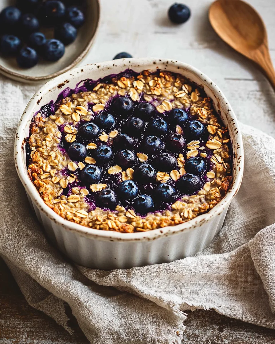 Blueberry Baked Oatmeal