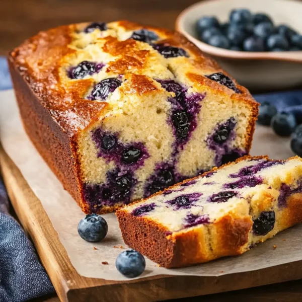 Blueberry Cream Cheese Bread