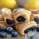 Blueberry Cream Cheese Puff Pastry