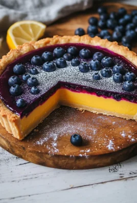 Blueberry–Lemon Curd Tart