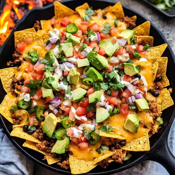 Campfire Grilled Nachos