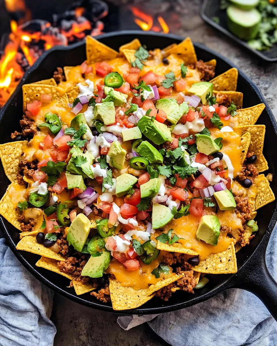 Campfire Grilled Nachos