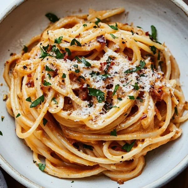 Caramelized Onion Pasta with Chili Oil: A Sweet and Spicy Flavor Bomb