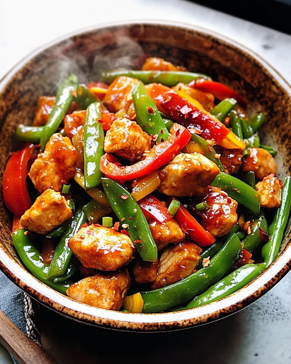 Chicken and Green Bean Stir Fry