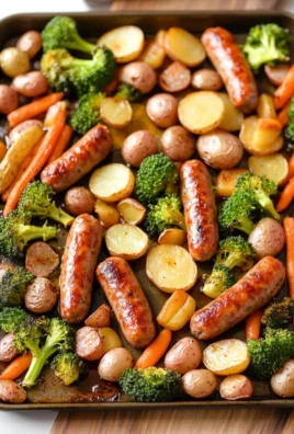 Chicken Apple Sausage Sheet Pan Dinner