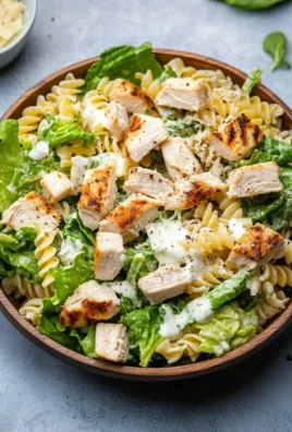 Chicken Caesar Pasta Salad