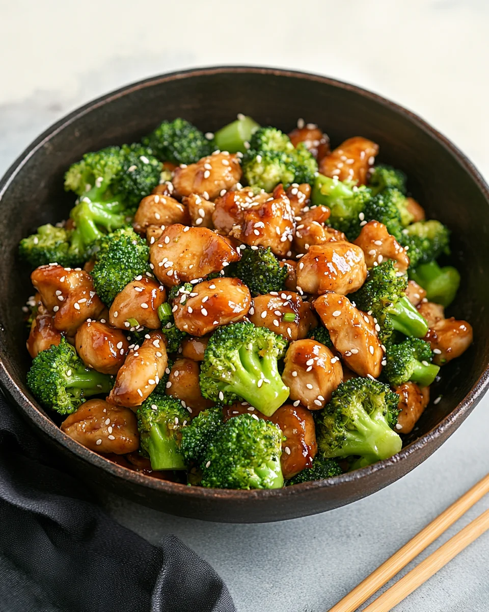 Chinese Chicken and Broccoli