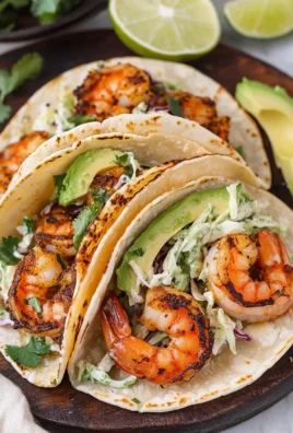 Cilantro Lime Shrimp Tacos with Creamy Slaw
