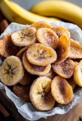 Cinnamon Sugar Air Fryer Banana Chips