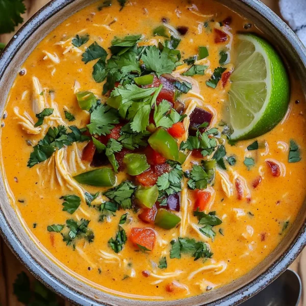 Creamy Chicken Enchilada Soup (Easy One-Pot Recipe)