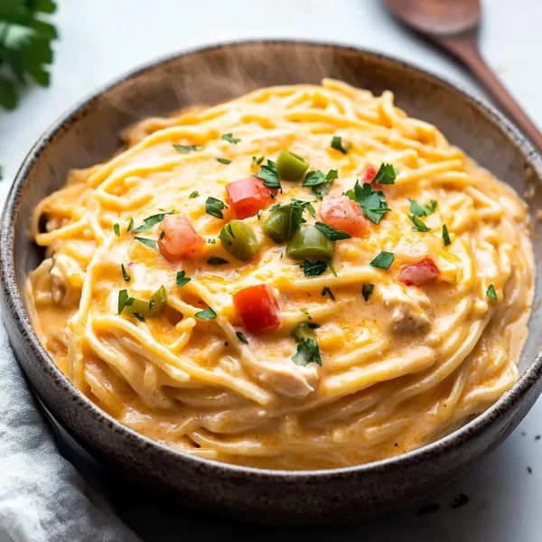 Crock Pot Cheesy Chicken Spaghetti Recipe