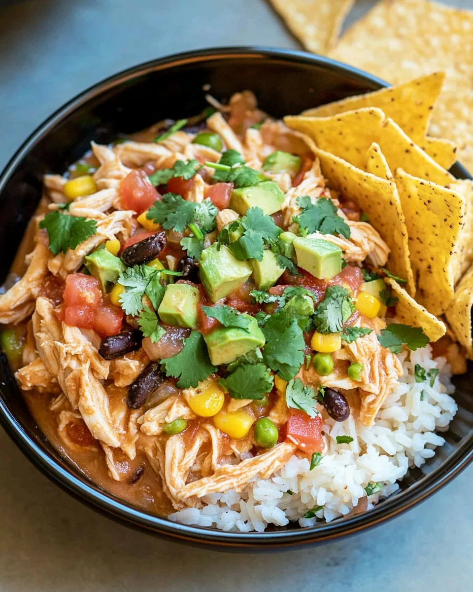Crock Pot Fiesta Chicken