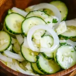 Cucumber Onion Salad Recipe