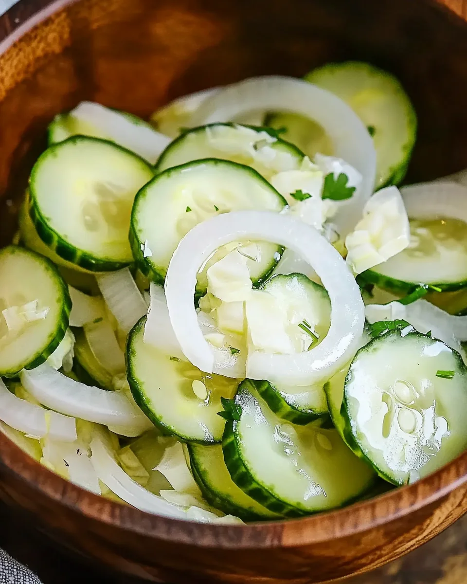 Cucumber Onion Salad Recipe