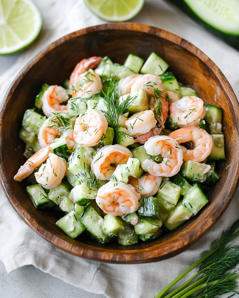 Cucumber Shrimp Salad