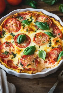 Easy Crustless Tomato Pie