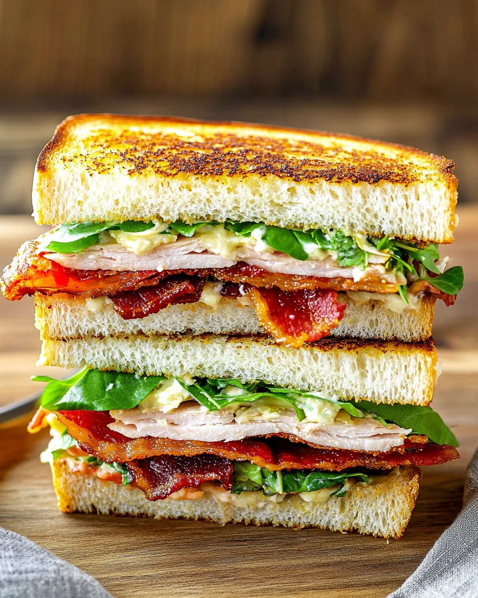 Easy Turkey Club Sandwich