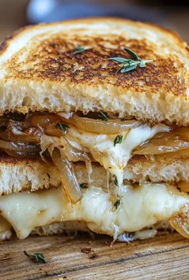 French Onion Grilled Cheese Sandwich