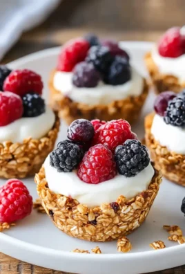 Frozen Yogurt Granola Cups