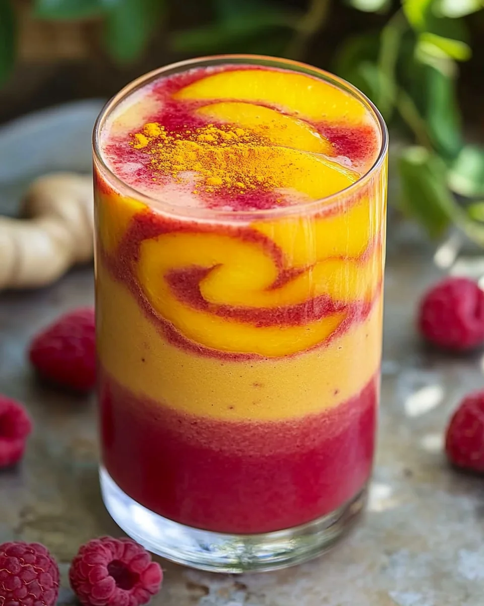 Golden Peach Sunrise Smoothie