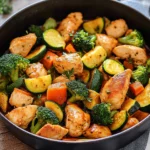 Healthy Chicken and Vegetables Skillet