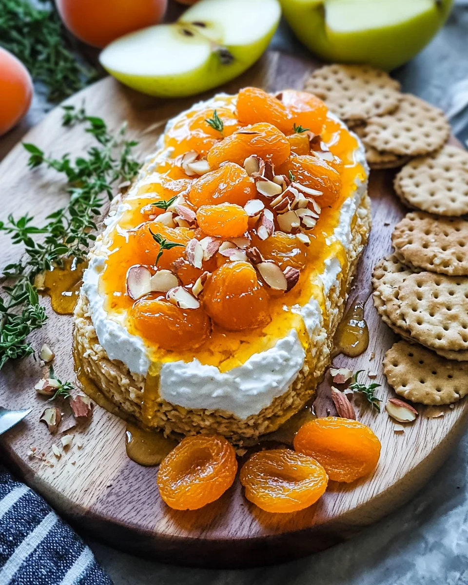 Honey, Apricot, and Almond Goat Cheese Spread