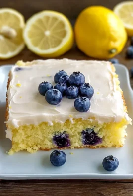 Lemon Blueberry Sheet Cake
