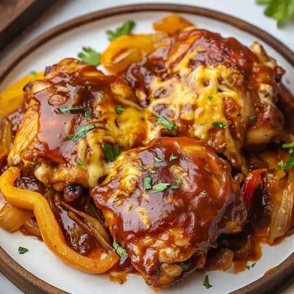 Low Carb BBQ Chicken Thighs