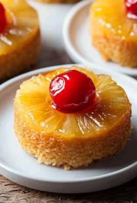 Mini Pineapple Upside Down Cakes