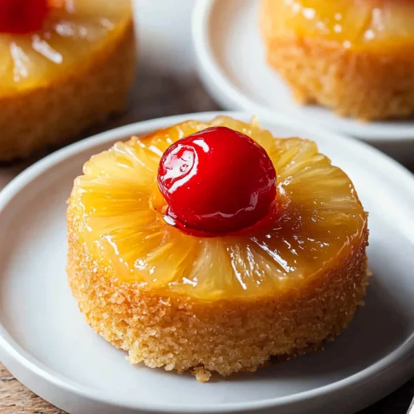 Mini Pineapple Upside Down Cakes