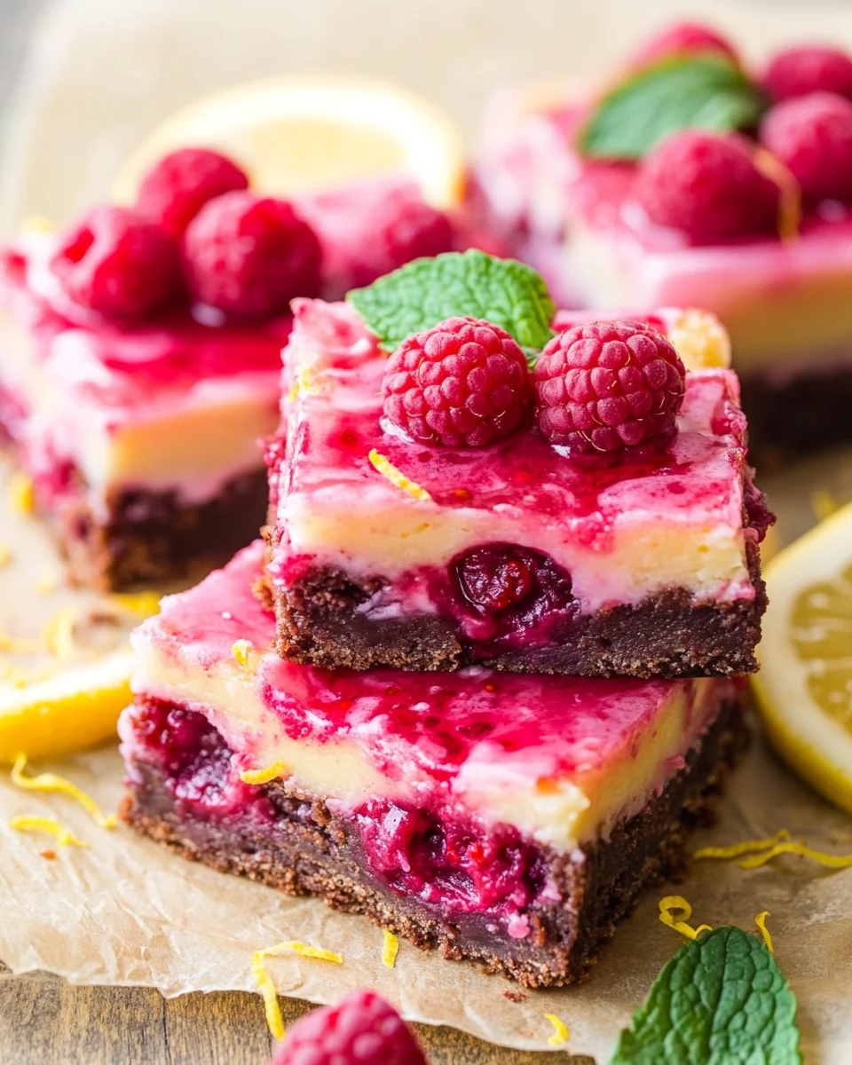 Raspberry Lemonade Bars