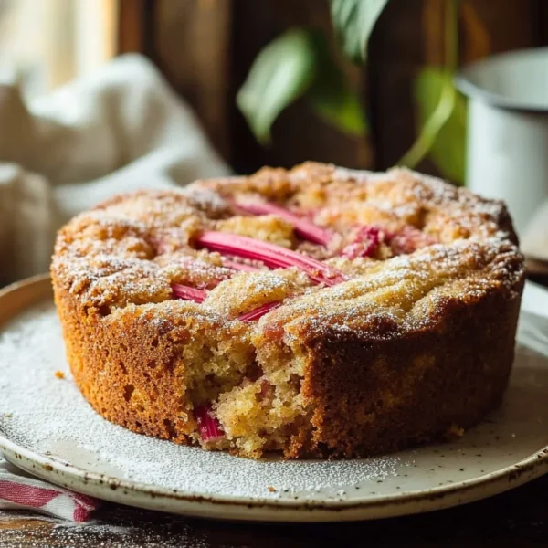 Rhubarb Cake