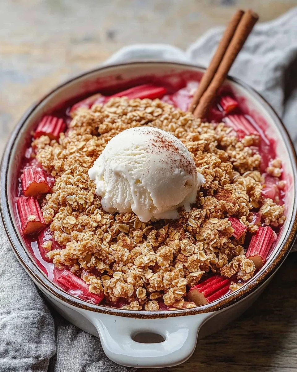 Rhubarb Crunch