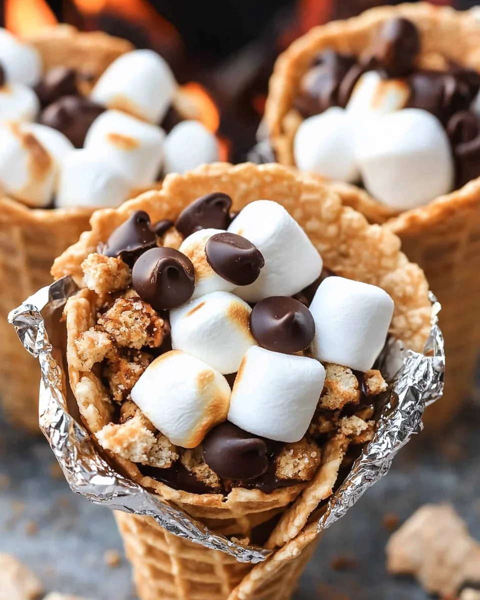 S&rsquo;Mores Cones