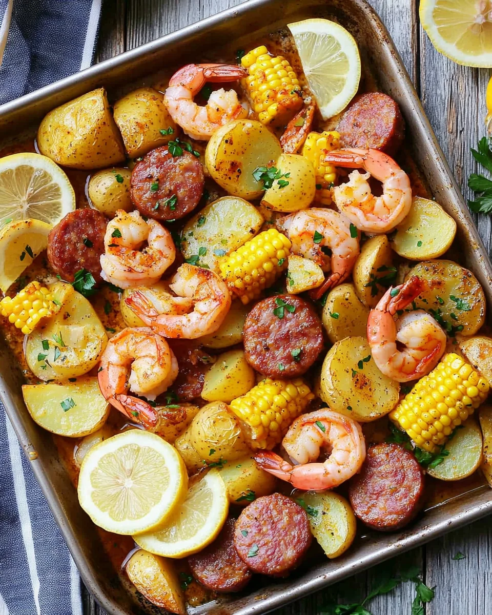 Sheet Pan Shrimp Boil