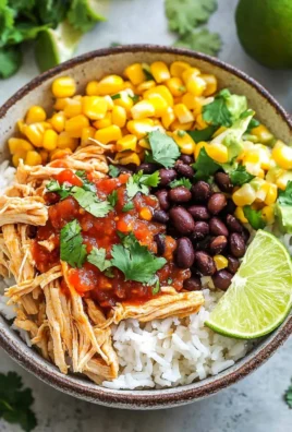 Slow Cooker Chicken Burrito Bowl
