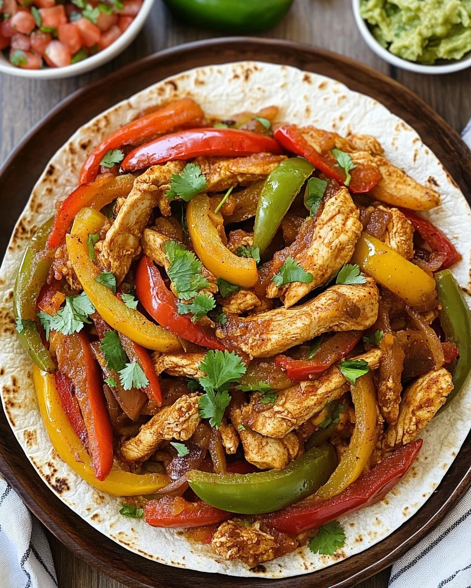 Slow Cooker Chicken Fajitas