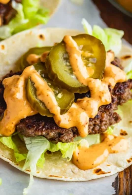 Smash Burger Taco Recipe + Burger Sauce