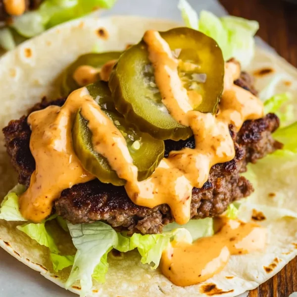 Smash Burger Taco Recipe + Burger Sauce