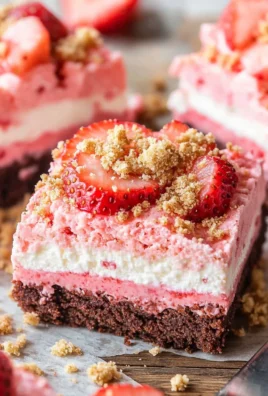 Strawberry Shortcake Brownies