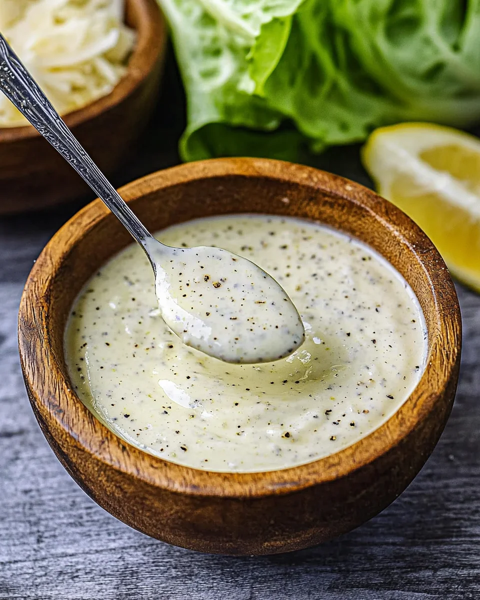 The Best Caesar Salad Dressing