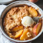 The Easiest Southern Peach Cobbler