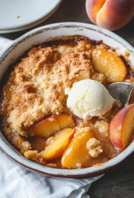 The Easiest Southern Peach Cobbler