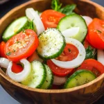 Tomato, Cucumber, and Onion Salad